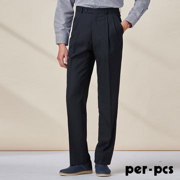 【per-pcs】商務大氣質感打摺西褲(819207)