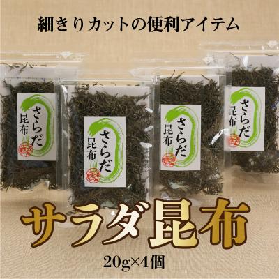 ふるさと納税 浜中町 さらだ昆布　4個