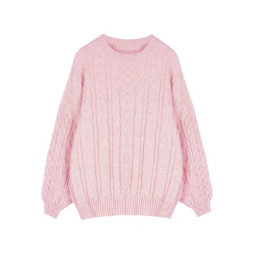 2026新款爆款慵懶風中長款套頭毛衣女秋冬季寬松加厚內搭針織上衣