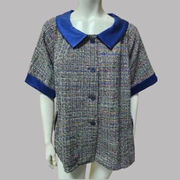 FIORE花蕾時尚棉麻五彩外套