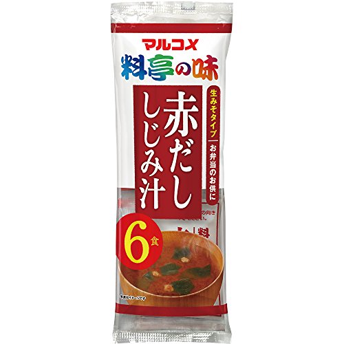 マルコメ 生みそ汁 料亭の味 赤だし しじみ 即席味噌汁 6食12袋