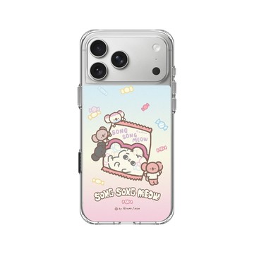 iPhone 17 Pro Max Clear Case（相機按鈕） 透明 - 爽爽貓 Song Song Meow by SECOND - 糖果派對