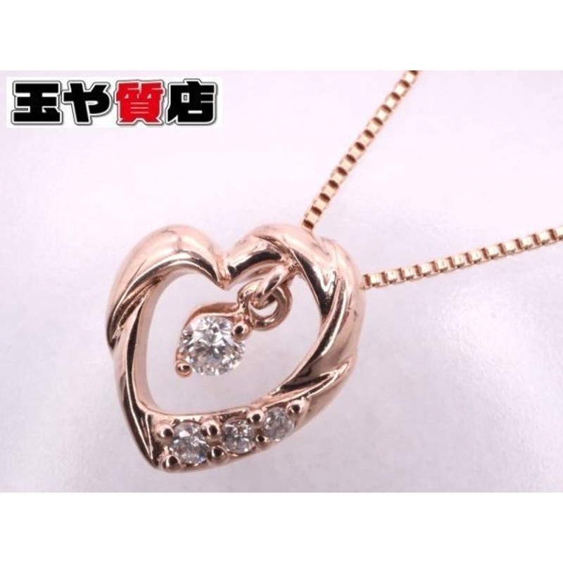 ♡TAKE-UP k10 PG ダイヤモンド ハート ネックレス♡ TAKE-UP ONLINE SHOP/テイクアップ公式オンラインショップ