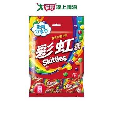 Skittles彩虹糖家庭號-混合水果口味135g【愛買】
