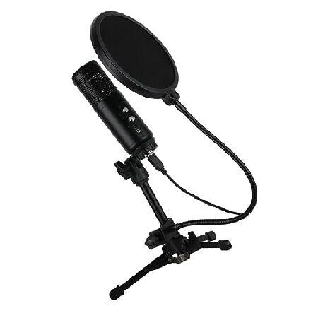 Desktop Mic Microphone USB mic USB Studio mic Game Mic for Laptop Computer Recording Condenser Mic Computer Recording Condenser Cardioid Mic capacitan