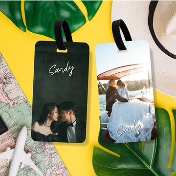 【客製化吊牌_紀念照】行李吊牌一片就能印/背包吊飾/生日禮物