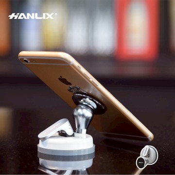 【Hanlix 亨利士】MIT台灣製 Hodi 磁吸手機架-吸盤式【9475056】導航車架 直播架 視訊開會 追劇 防疫 居家辦公 在家上課