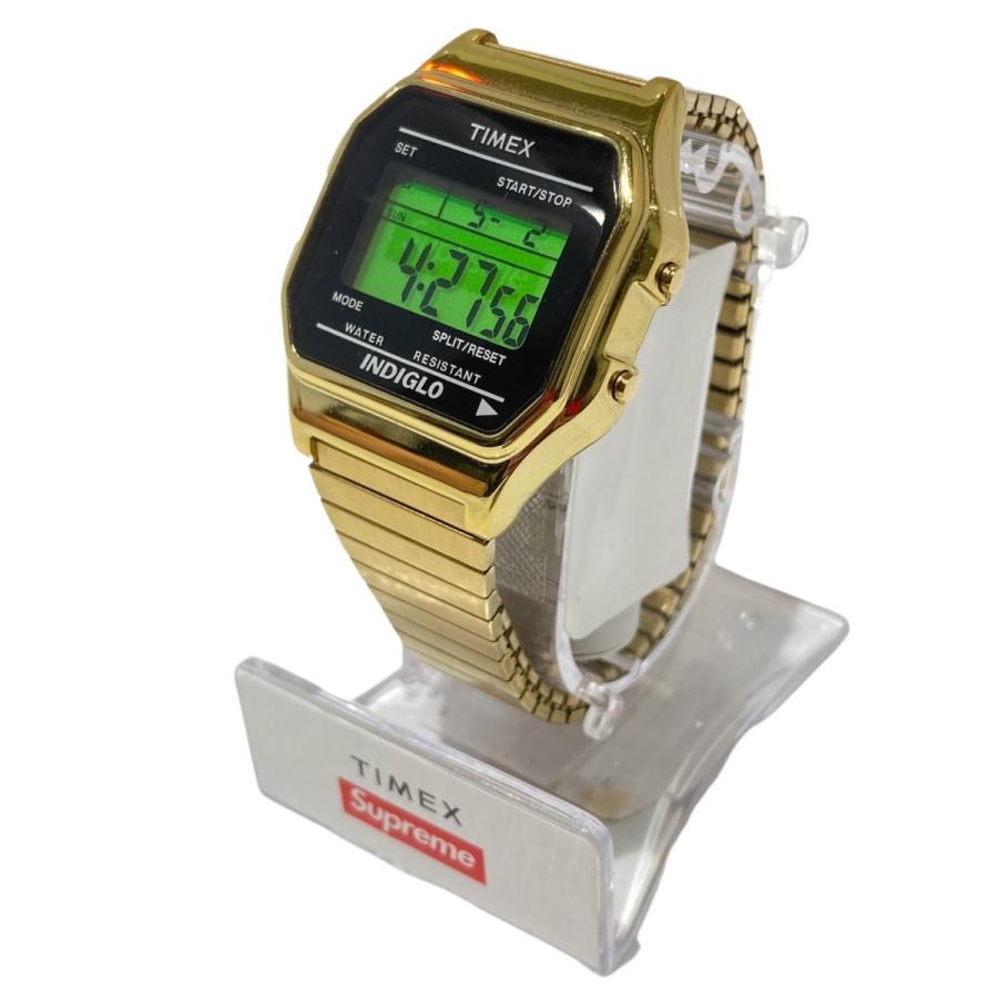 時計supreme timex digital watch gold ゴールド - www.sieg