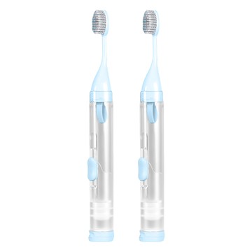 折疊牙刷組 淡藍色  2個  1個裝