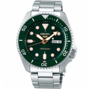 SEIKO 精工 5 Sports 系列潮藍機械錶 4R36-07G0G(SRPD63K1)-綠/42.5mm ˍSK040