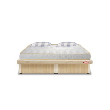 ASSARI-房間組二件(後掀+獨立筒床墊)單人3尺雪松