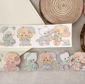 Tiny love PET 和紙膠帶 台灣製 10米卷