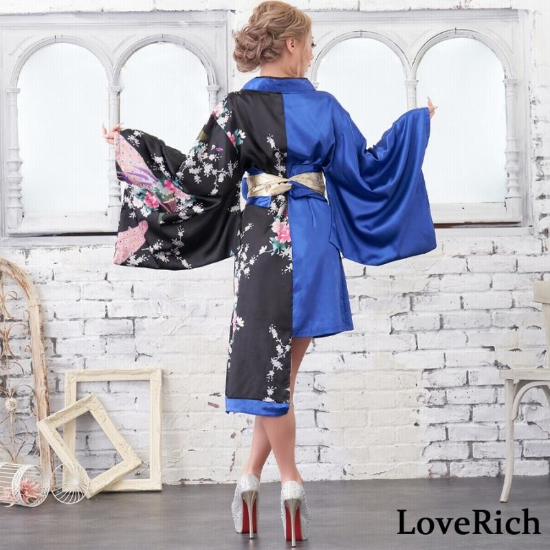 LoveRich 花柄振袖 花魁着物和服コスプレ[1/27日〜2/21発送不可