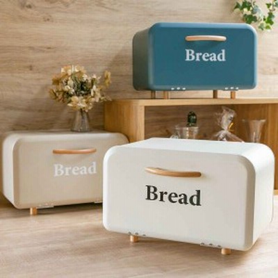 ブレッドケース ボワット・ボックス （ キッチン収納 パンケース ブレッドボックス 調味料収納 小物収納 食器収納 北欧 北欧風 スチール 