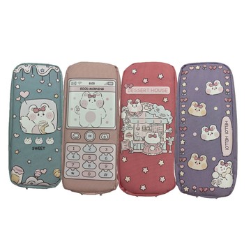 蝴蝶結兔兔鉛筆盒(款式隨機出貨)