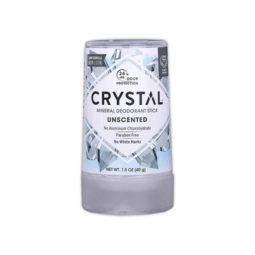 美國CRYSTAL-長效淨味約24小時礦物鹽身體固體除臭棒-無香款40g/條