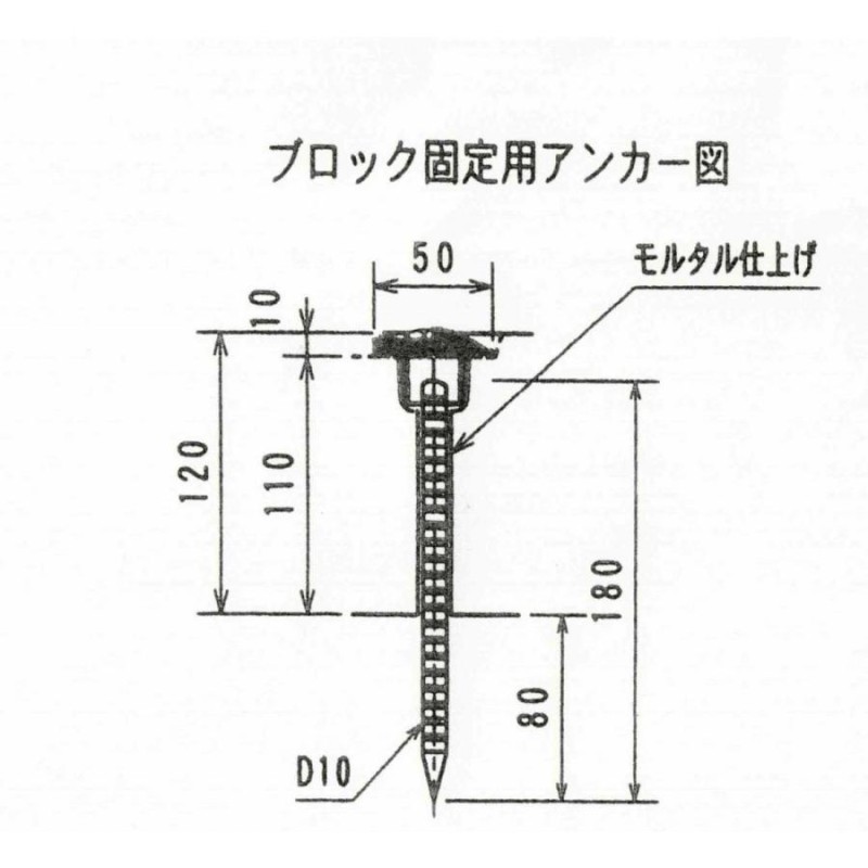 コンクリート製車止めブロック（反射板付） パーキングブロック ※１０