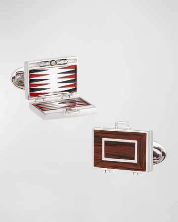 Men's Backgammon Cufflinks