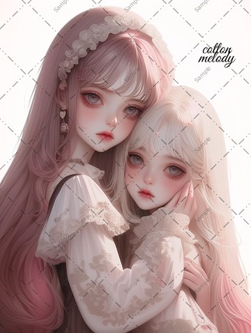 original sticker no.904 人物貼紙 原創貼紙 人物貼紙 女孩貼紙 原創人物貼紙