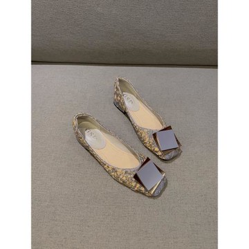 仙女鞋溫柔單鞋晚晚風方頭平底瓢鞋法式綢緞船鞋女秋軟底粗跟女鞋