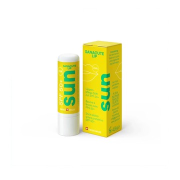 瑞士SANACUTE珊可怡 晴護潤唇膏 SPF 50+4.8g/條(2入組)