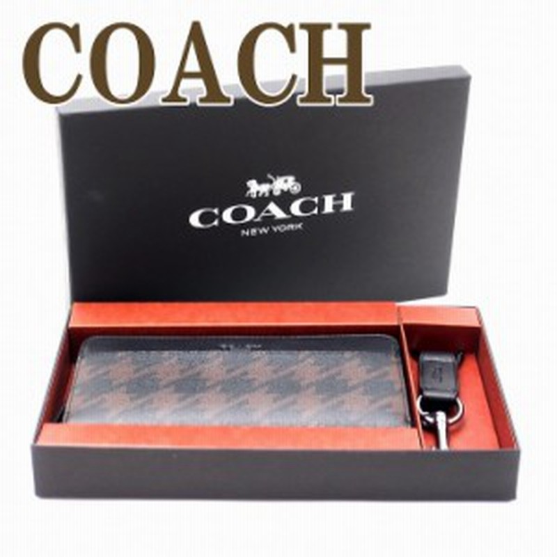 コーチ Coach 財布 メンズ 長財布 キーリング キーホルダー 2点セット ギフトセット 376qbgrm ブランド 人気 通販 Lineポイント最大1 0 Get Lineショッピング