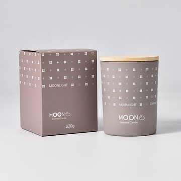 【MOON LIGHT 月光蠟燭】MOON LIGHT 北歐設計手工香氛蠟燭 7oz - 邂逅月光