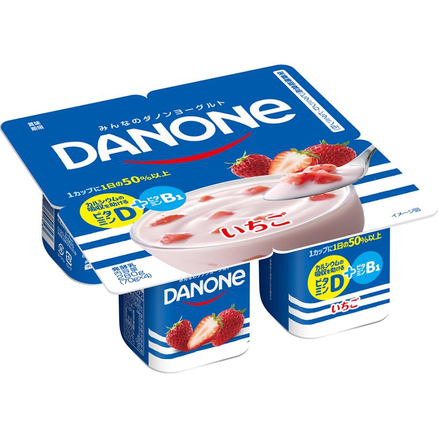 Danone いちご 70g x 4個