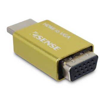 【1月加碼點數回饋6%】Esense HDMI TO(轉) VGA 免電源 轉接器 04-HVG015(4712834517383)