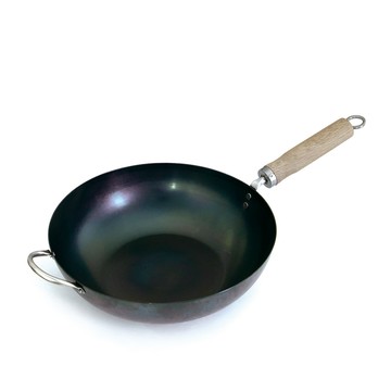 鈴木 【京都活具】免開鍋快炒鐵鍋 30cm(太太公司貨)