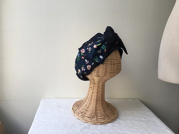 森林の花と菇-日式綁帶髮帶ヘアバンド