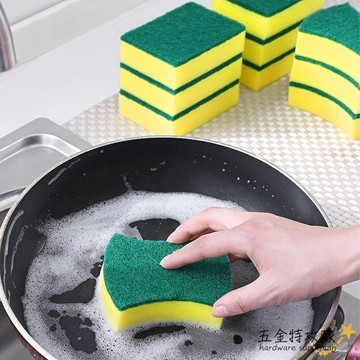 【居家必備】必備海綿菜瓜布 菜瓜布 海綿 洗碗 洗鍋 刷鍋 去油汙 廚房清潔 海綿擦 地板 浴室 雙面魔力擦 洗碗刷 現
