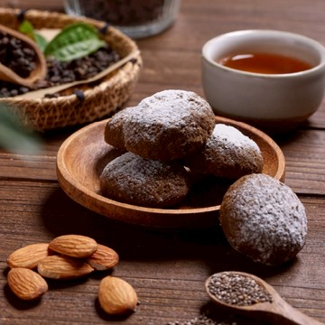 網購熱銷【WA!COOKIES】紅烏龍杏仁可可＿雪點曲奇球＿古娃娃點心品牌Wacookies(雪球餅乾/點心禮盒)