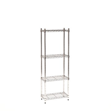 【客尊屋】粗管/小資型 35X60X165Hcm 電鍍四層架