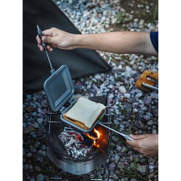 柯曼三明治烤盤多功能便攜拆裝早餐模具不沾底吐司夾野外雙面煎鍋