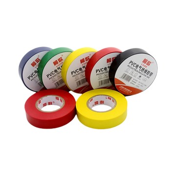 〖臺灣熱賣〗柳歌電工膠布 PVC絕緣防水大卷 耐高溫多色黑 厚款電線 電氣電工膠帶