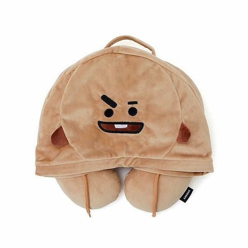 BT21公式グッズ＝［バンタン］［BTS］フード付きネックピロー