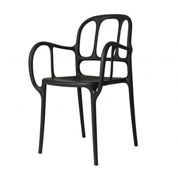 Mila 米拉扶手椅（霧黑）