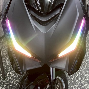 KYMCO 光陽 KRV 燈眉貼  橘粉  1個