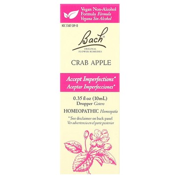 Bach, 原花調理，沙果，0.35 液量盎司（10 毫升）