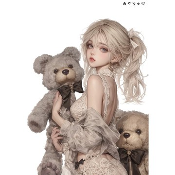 【3 月新品 2】07-095-0043 人物貼紙 貓咪與甜美蕾絲