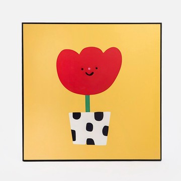 hoi!現代畫-小花-50x50