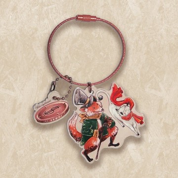 貓與狐狸 聯名款 鑰匙圈