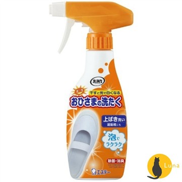 ฅ-Luna小舖-◕ᴥ◕ฅ日本 ST 雞仔牌 鞋類漂白清潔噴霧 泡沫噴霧 布鞋 球鞋 小白鞋 去汙 光漂白