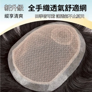 ⚡️🔥可訂製男款假髮 短髮毛寸全手織內網 輕薄透氣男士假髮 真髮假頭髮頭頂補髮塊 無痕自然男式假髮片 假髮男士