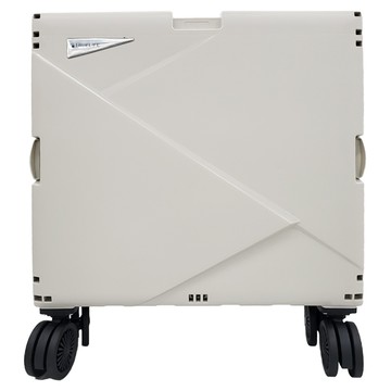 TRUELIFE OUTLET 純色摺疊購物車 超耐重達60kg 大容量53L  米白  1個