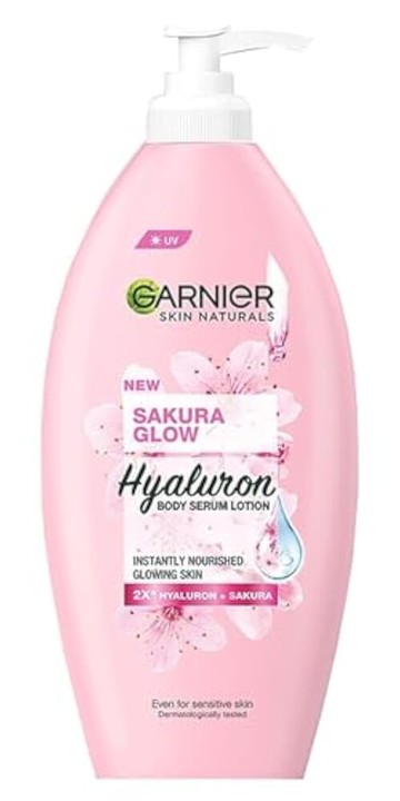 garnier櫻花淨白提亮潤膚乳液(400ml)*1