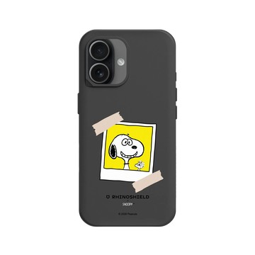 iPhone 17 SolidX 黑 - 史努比 Snoopy - 拍立得-來！笑一個
