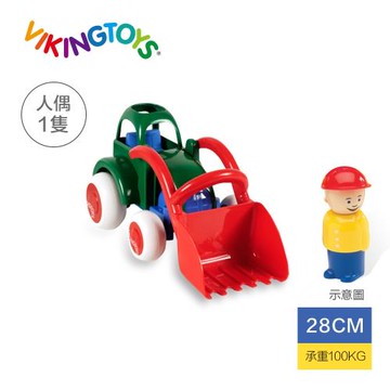 瑞典 Viking toys Jumbo搬沙迪哥車(含1隻人偶)-28cm 81255