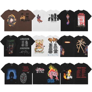 TRAVIS SCOTT CACTUS JACK UTOPIA烏托邦新專輯圓領短袖T恤男高街